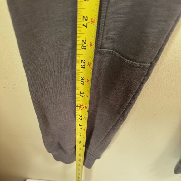 AllSaints Zodiac Cotton Sweat Pants Jogger Drawstring Zip Pocket Pants Harem Tan - Picture 16 of 16